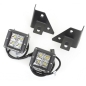 Preview: Jeep CJ zwei LED Zusatz Scheinwerfer incl. Halter am Scheibe