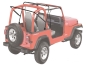 Preview: Jeep Wrangler YJ Supertop Softtop Verdeck inkl. Aufsteckfens