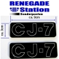 Preview: Jeep CJ CJ7 Set Emblem Embleme Schriftzug Sonderposten 76-86