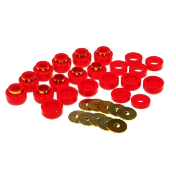 YJ Bodyauflage Gummis PUR rot 22-teil. 87-95