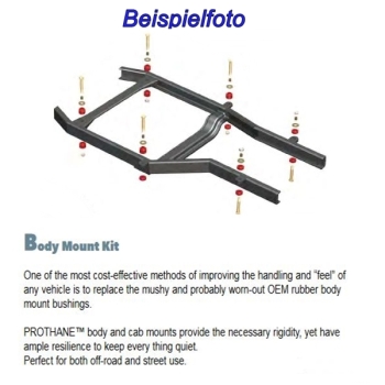 Preview: Jeep CJ CJ5 CJ7 Karosserie Body Lift Kit 1" 25mm Polyurethan