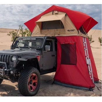 Dachzelt Zelt Rugged Ridge Rot-Sandfarben