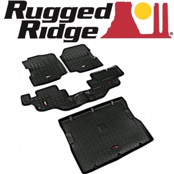 Jeep CJ Wrangler YJ Fussmatten Komplettset Fußmatten mit Lad