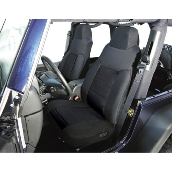 Jeep Wrangler TJ Set Sitzbezüge Sitzbezug vorne schwarz Poly
