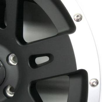 Preview: Jeep Wrangler JK Satz Alufelgen Felgen schwarz pulverbeschic