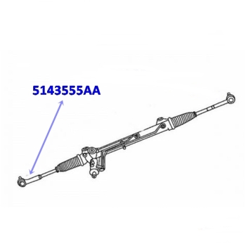 Preview: Jeep Grand Cherokee WH WK Spurstangenkopf außen links LHD Qu