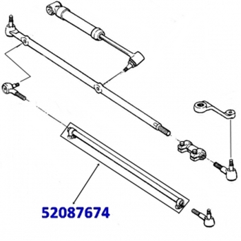 Preview: Jeep Wrangler TJ Steering Tie Rod End Adjusting Sleeve incl. Hardware LHD 96-06