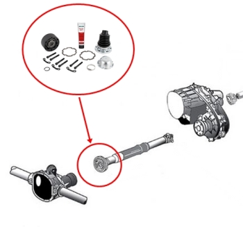 Preview: Jeep Gand Cherokee WH WK Benziner Kardanwellengelenk Rep Set