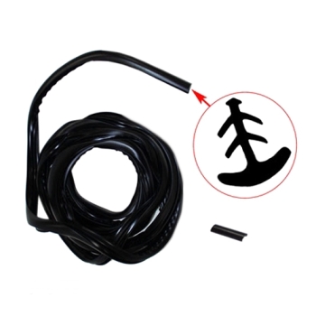 Preview: Jeep Wrangler YJ Set Scheibendichtung Glasdichtung Frontsche