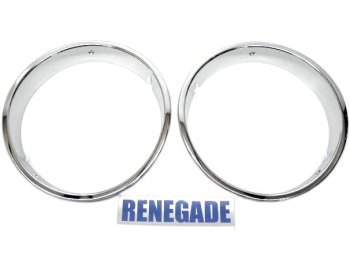 TJ blenden Rahmen Chrom 96-06