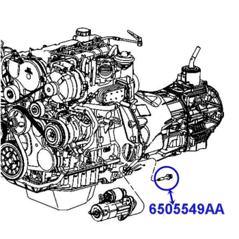 Preview: KK 2,8 CRD Schraube Anlasser oben o. unten 08-12