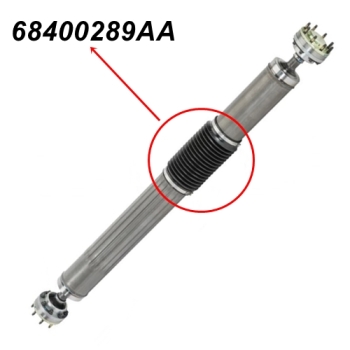 Preview: Jeep Wrangler JK 4-türer Manschette mit Schellen für die hin