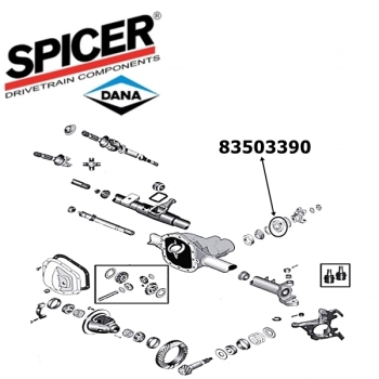 Preview: YJ Simmerring Kardan Dana30 VA Spicer 87-95