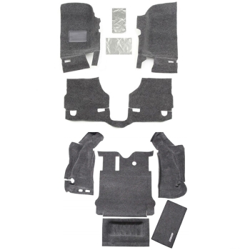 JK 2türer Teppich kompl. Fussraum Kofferaum BedRug 07-10