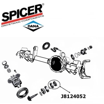 TJ Kegelradlager außen Dana44 VA Spicer 03-06