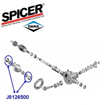 ZJ ZG Diff. Korblager 4-teil. Dana30 VA Spicer 93-98