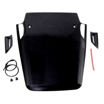 JK +tlere Lufthutze Motorhaube schw. lackierb. Daystar 07-18