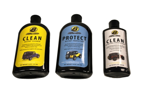 Jeep CJ Wrangler YJ TJ JK JL 3-teiliges Set Verdeckreiniger