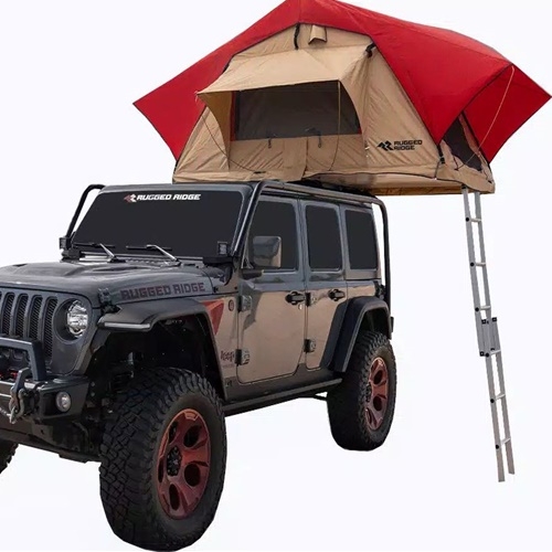 Dachzelt Zelt Rugged Ridge Rot-Sandfarben