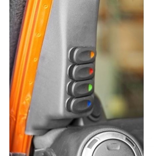 Jeep Wrangler JK Konsole Schalterkonsole mit 4 Schalter A-Sä