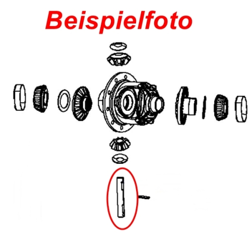 Jeep Grand Cherokee ZJ ZG Differential Mittelbolzen Bolzen D
