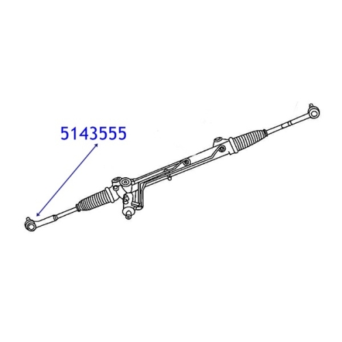 Jeep Grand Cherokee WH WK Spurstangenkopf außen links LHD 05