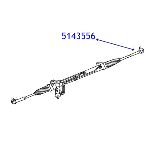 Jeep Grand Cherokee WH WK Spurstangenkopf außen rechts LHD 0