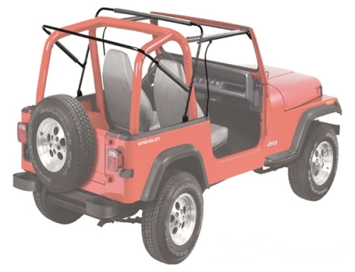 Jeep Wrangler YJ Supertop Softtop Verdeck inkl. Aufsteckfens