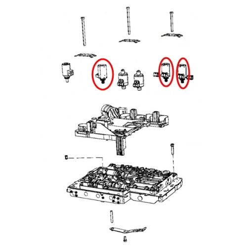 WK2 WH WK Magnetventil NAG1 DGJ W5A580 Automatikgetr. 11-13