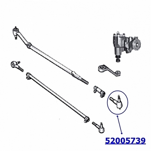 TJ Schubstangenkopf l.oben Pitmanarm LHD 96-06