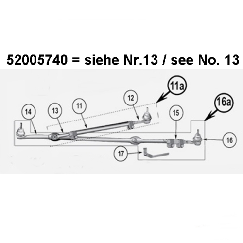 YJ Schubstangenkopf Schubstange r.91-95
