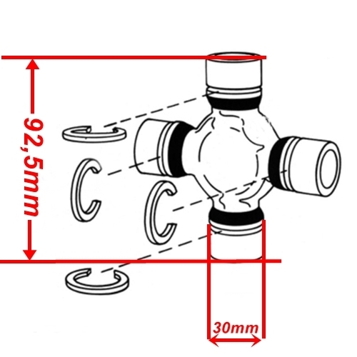 Jeep Gladiator JT Kreuzgelenk Premium Spicer Life Serie Stec